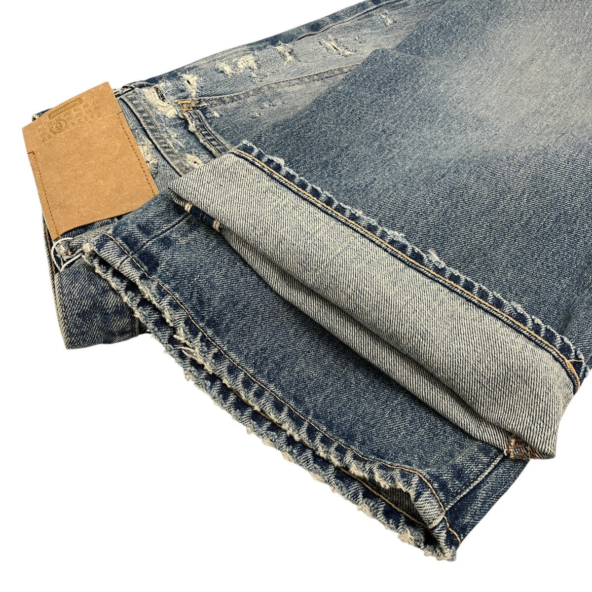 【DISTRESSED LOOSE FIT SELVEDGE JEAN】デニムパンツSH0LA0047
