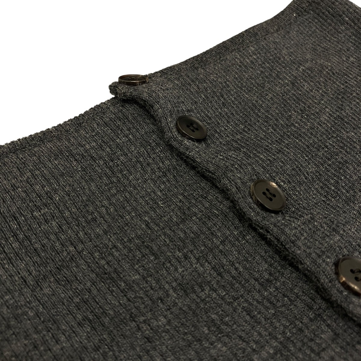 24AW【SUPER FINE WOOL HIGH GAUGE RIB KNIT BANDEAU TOP】ベアトップニットA24AB05HW