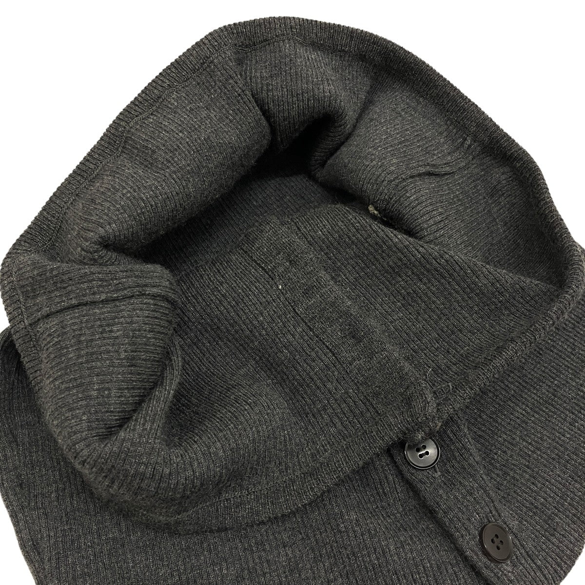 24AW【SUPER FINE WOOL HIGH GAUGE RIB KNIT BANDEAU TOP】ベアトップニットA24AB05HW
