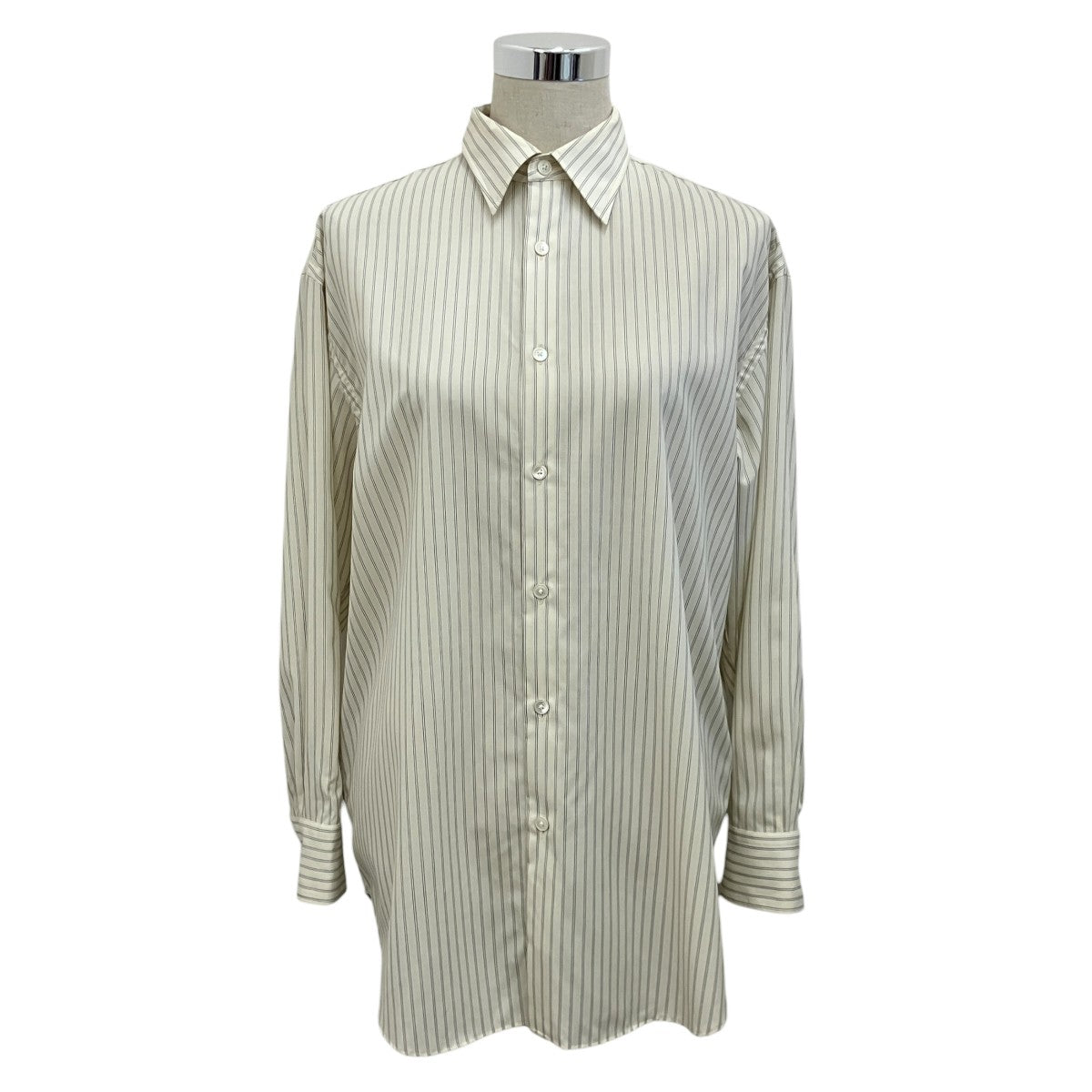 25SS【SUPER FINE WOOL STRIPE SHIRT】ストライプシャツA25SS02WW