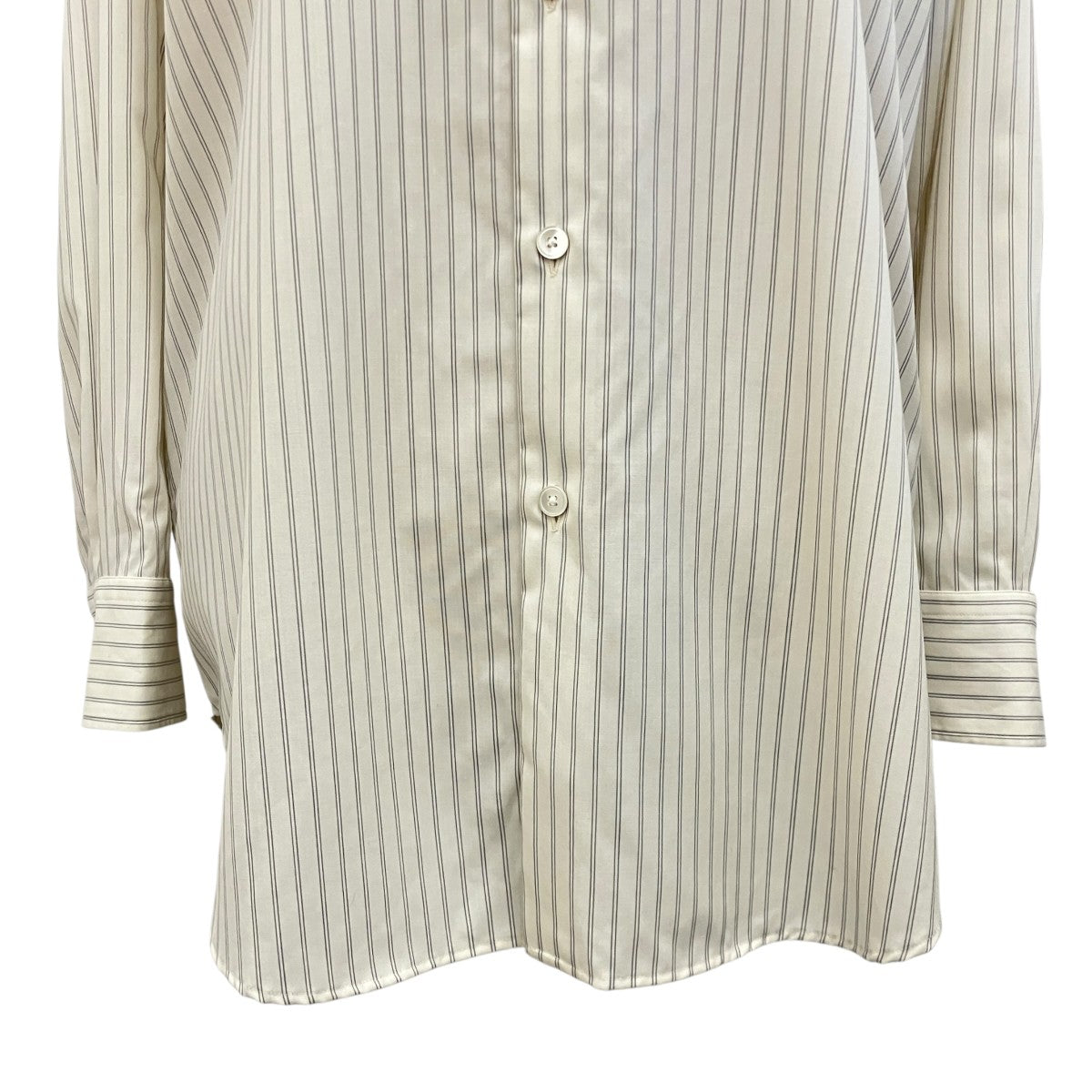25SS【SUPER FINE WOOL STRIPE SHIRT】ストライプシャツA25SS02WW