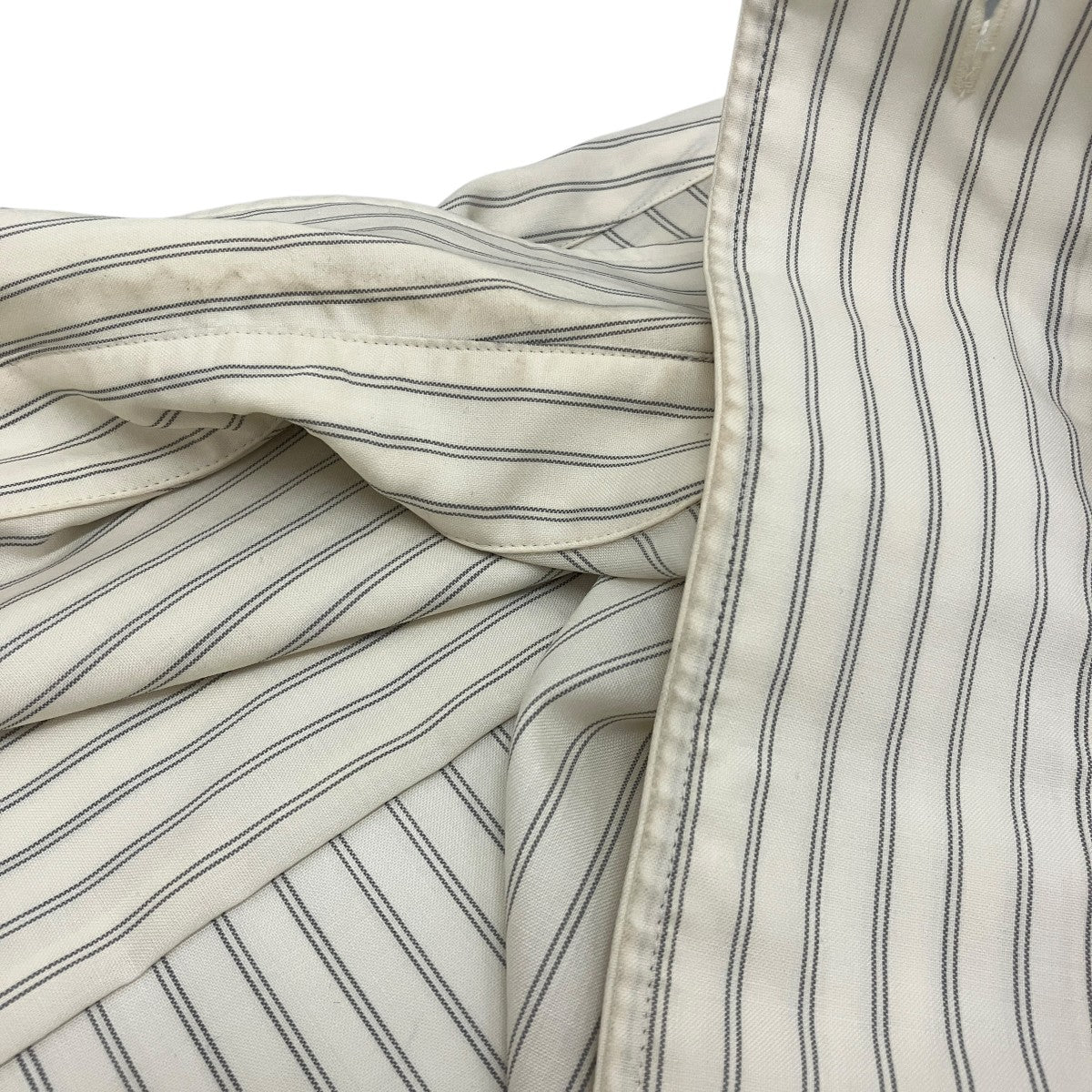 25SS【SUPER FINE WOOL STRIPE SHIRT】ストライプシャツA25SS02WW