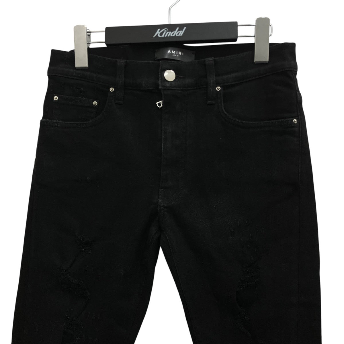 AMIRI(アミリ) ダメージスキニーデニムパンツ ブラック サイズ 30