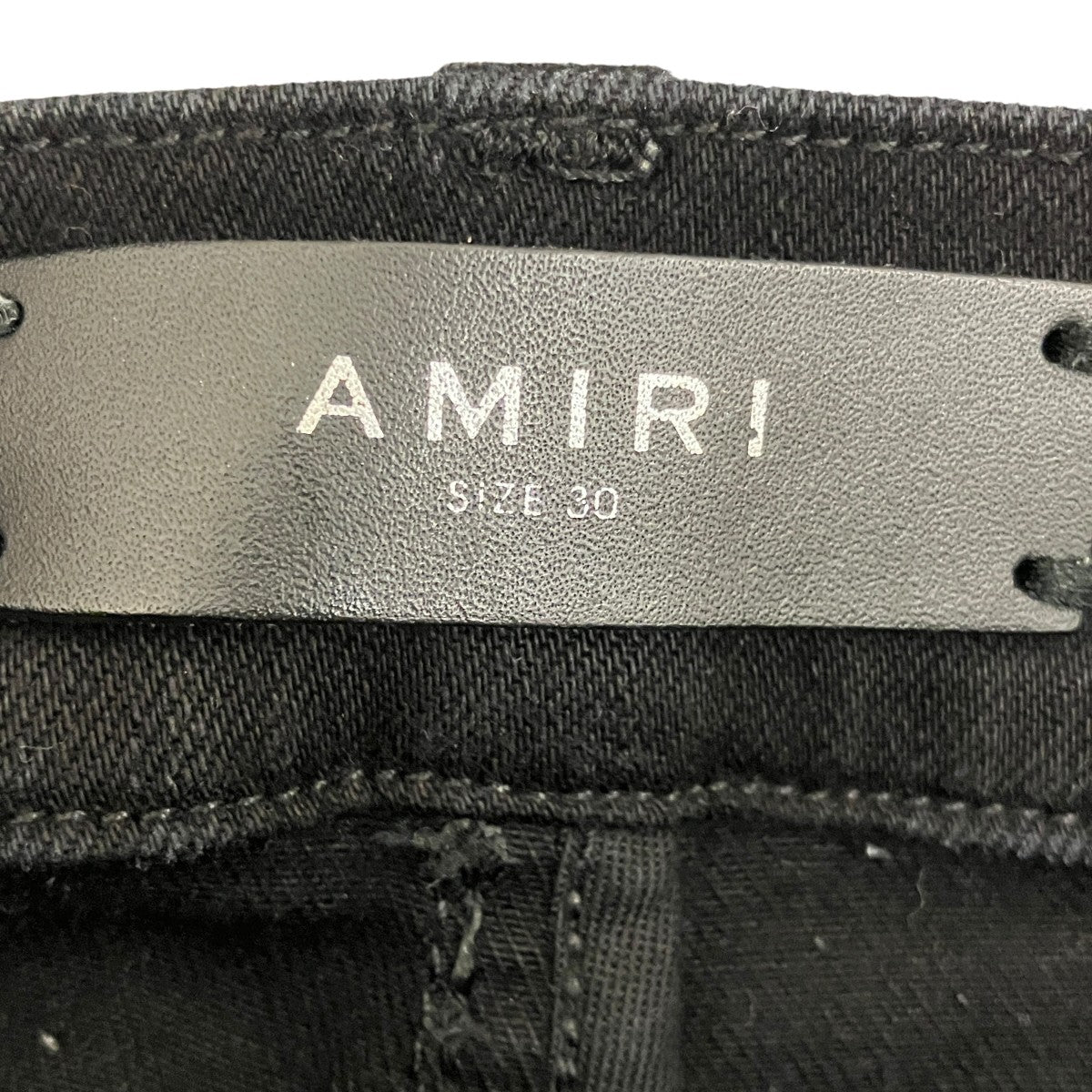 AMIRI(アミリ) ダメージスキニーデニムパンツ ブラック サイズ 30