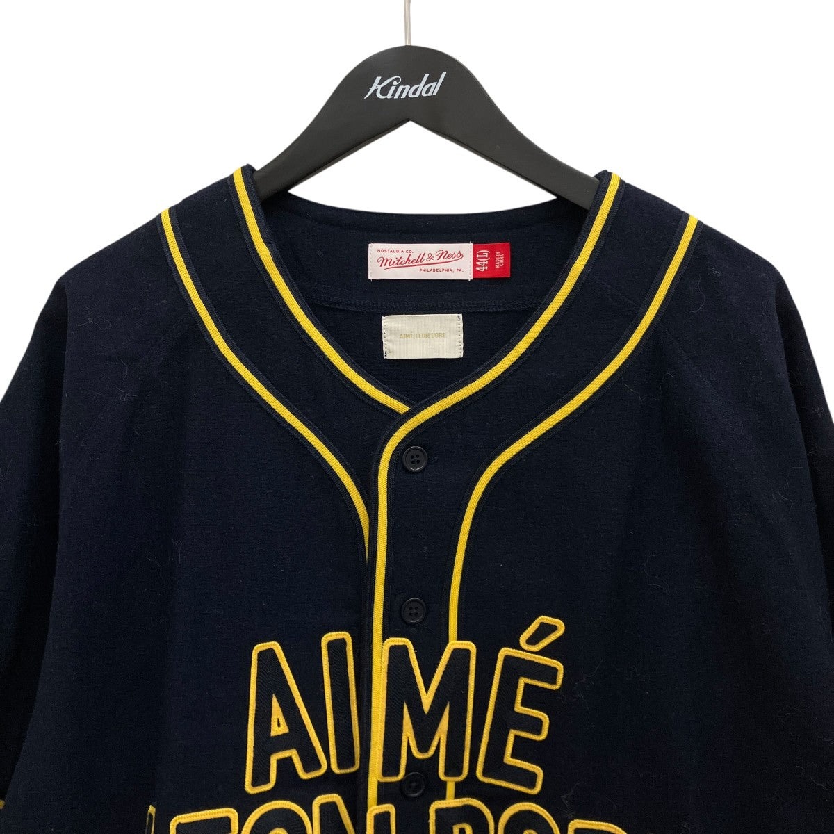 AIME LEON DORE エメレオンドレス ベースボールシャツ Aime Leon Dore(エメ レオン ドレ) ベースボールシャツ ネイビー