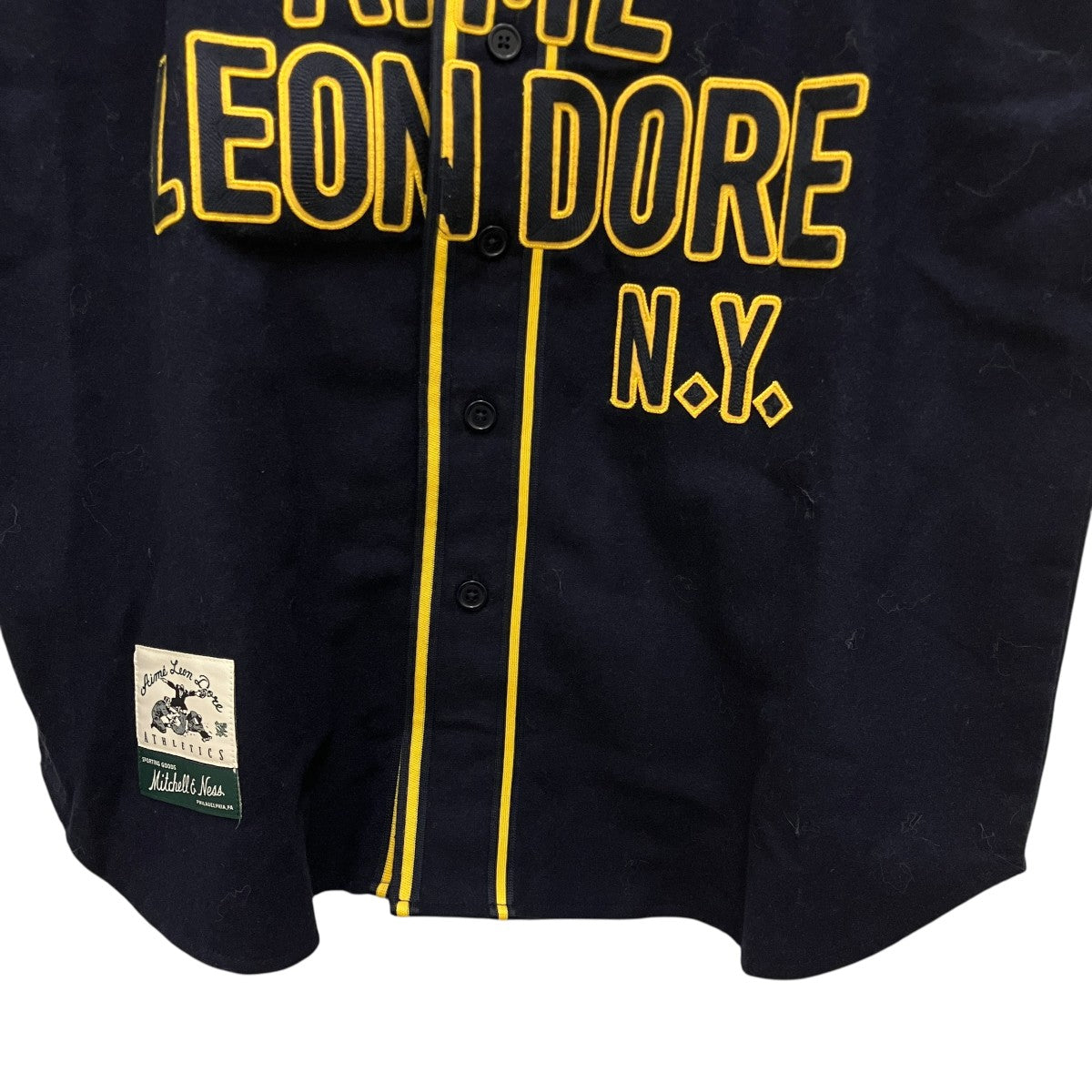 AIME LEON DORE エメレオンドレス ベースボールシャツ Aime Leon Dore(エメ レオン ドレ) ベースボールシャツ ネイビー