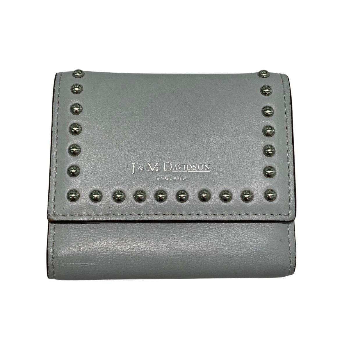 FOLD WALLET WITH STUDSスタッズ二つ折り財布