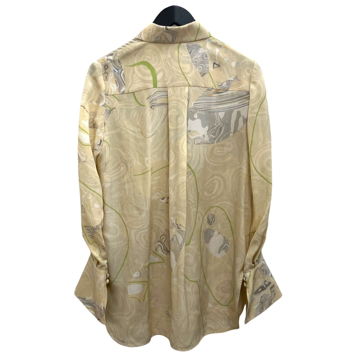 25SSMarble Print Silk ShirtマーブルプリントシャツMM25SS-SH083