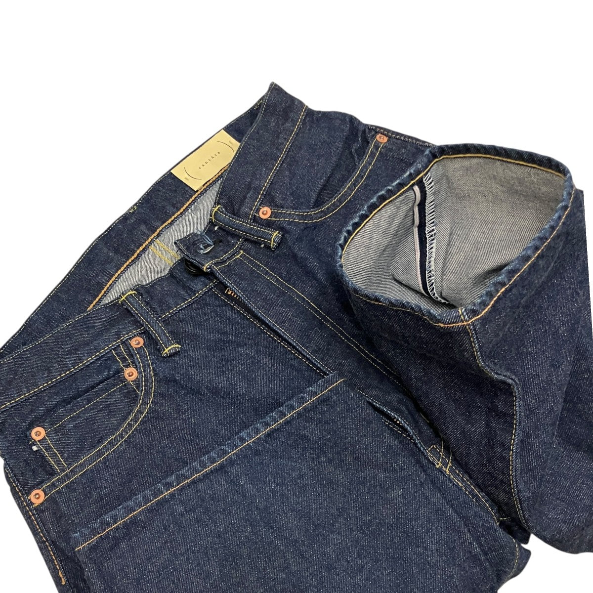 cantate 25AW【DENIM FLARE TROUSERS】デニムフレアパンツ25AWCA0548 古着・中古-6枚目のアイテム画像