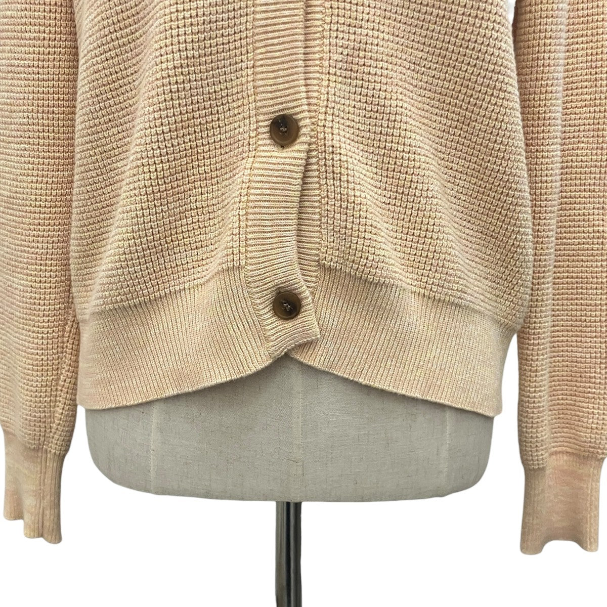 24SS【Handwriting Comfort Cardigan】ワッフルニットカーディガンMW00504KT1108