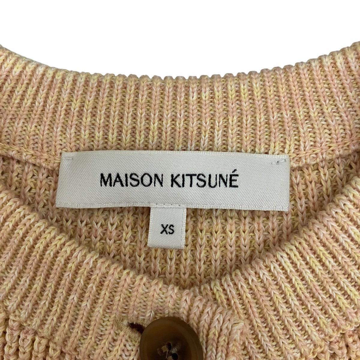 24SS【Handwriting Comfort Cardigan】ワッフルニットカーディガンMW00504KT1108