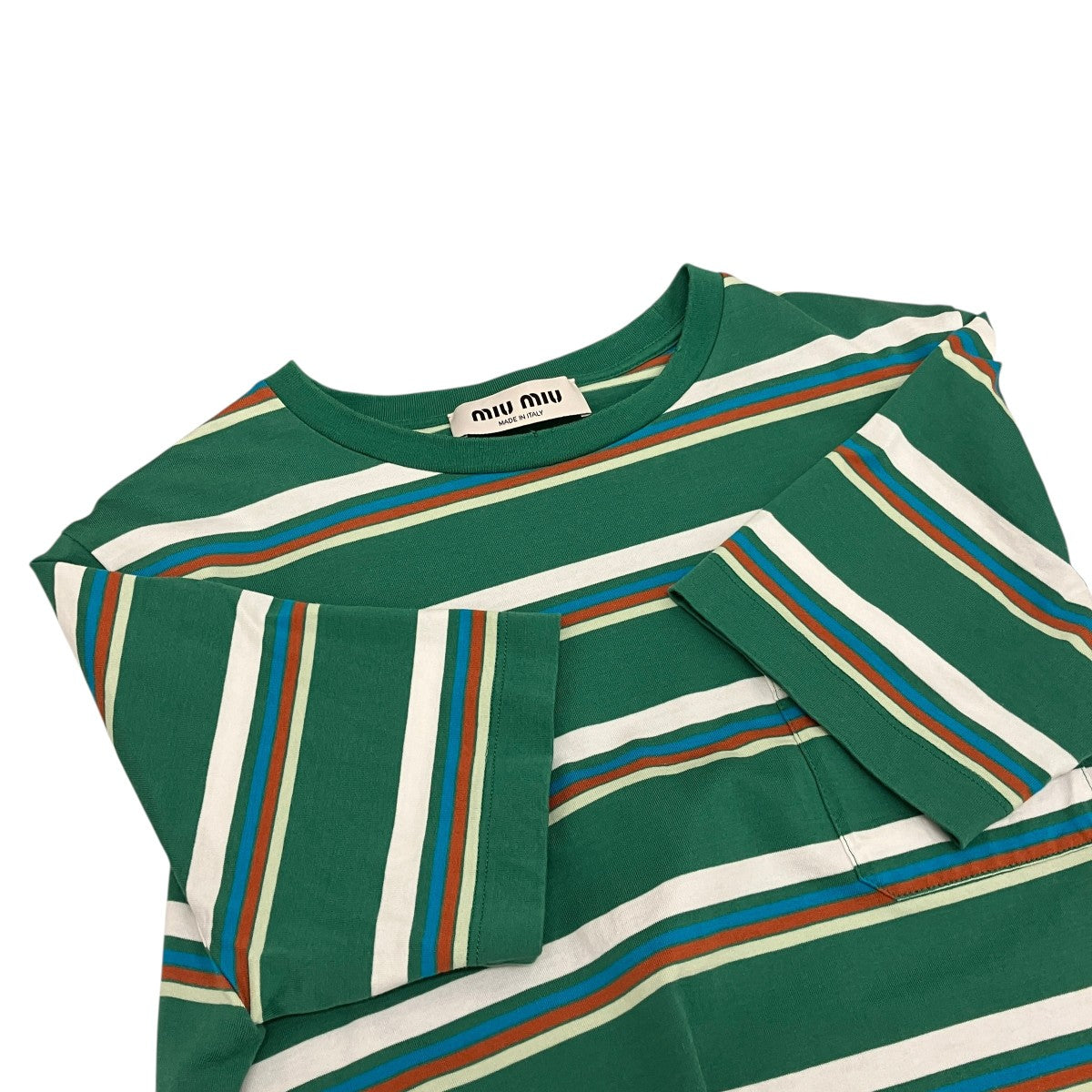 ダメージ加工ボーダーTシャツMJN537