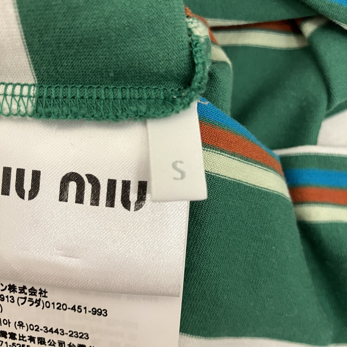 ダメージ加工ボーダーTシャツMJN537