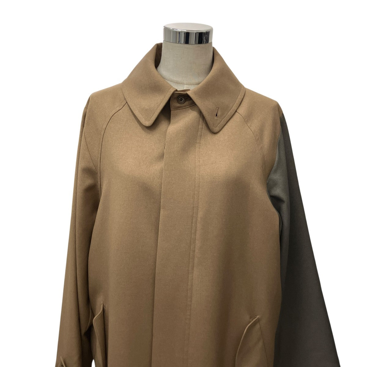 袖切替ロングコートRQ24SS-C001