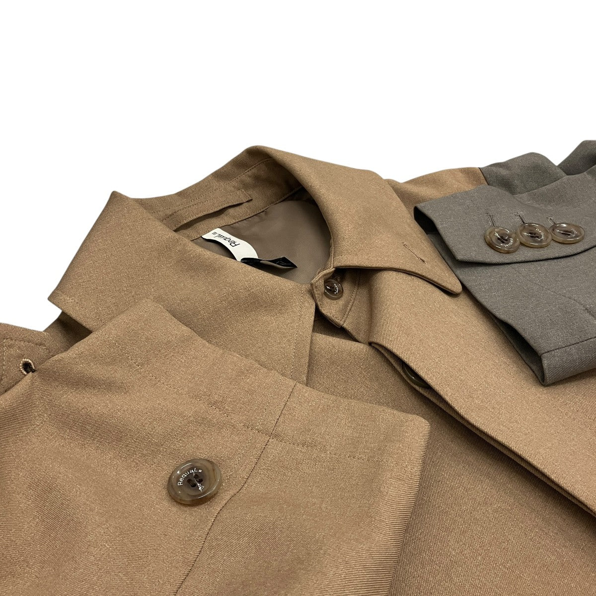 袖切替ロングコートRQ24SS-C001