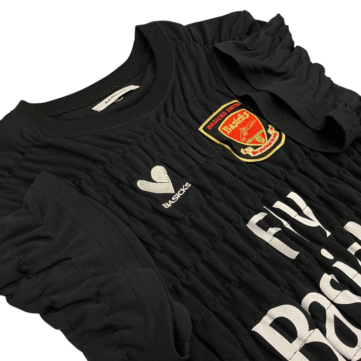 【SHIRRING FOOTBALL DRESS】シャーリングフットボールドレスB3.5-0505W