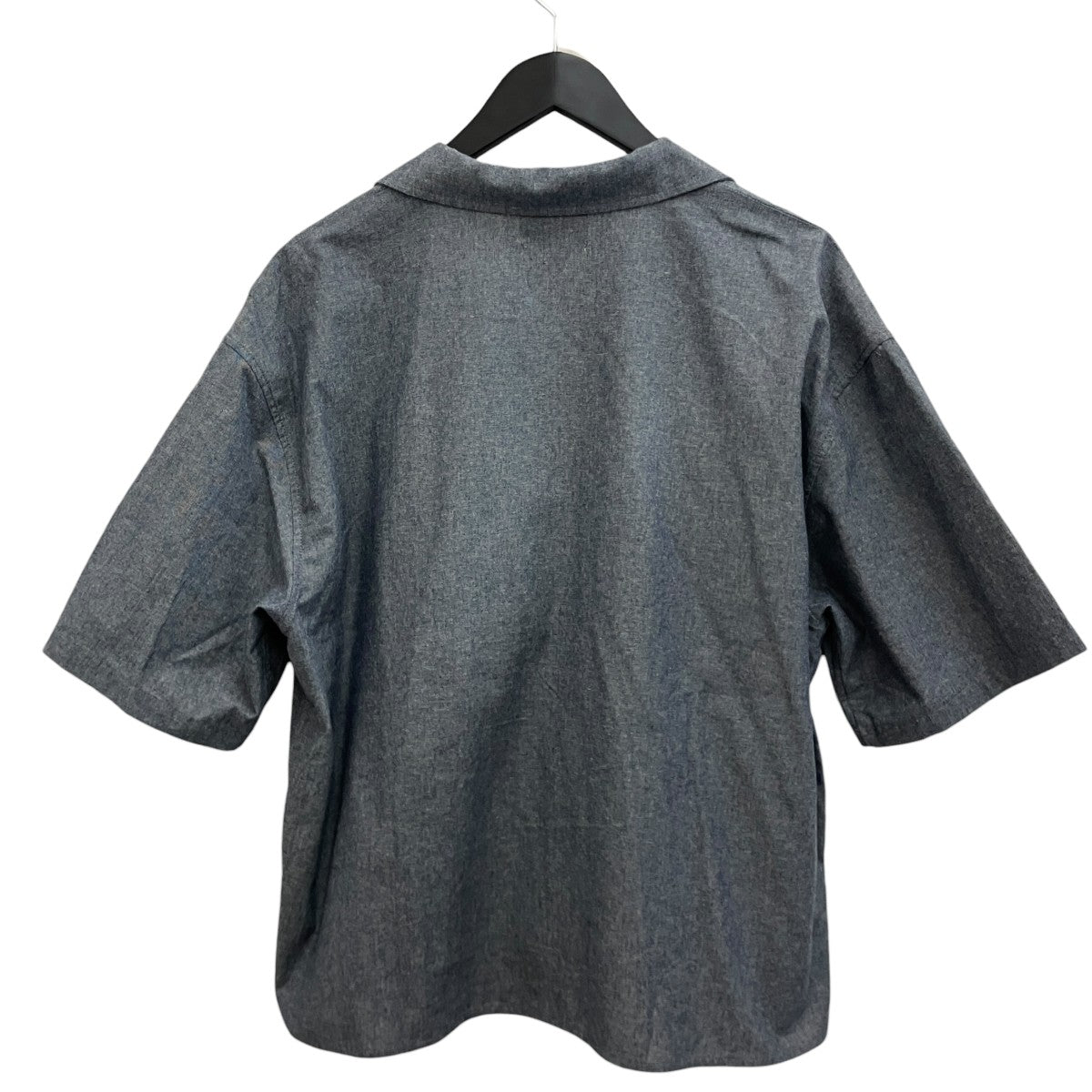 【GREY CHAMBRAY SHIRT】シャンブレー半袖シャツ