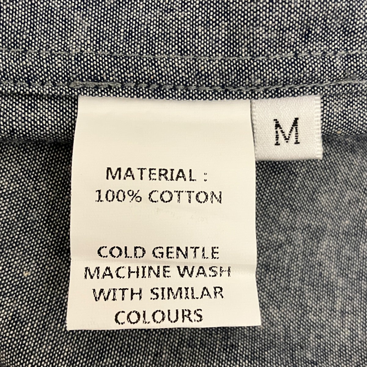 【GREY CHAMBRAY SHIRT】シャンブレー半袖シャツ