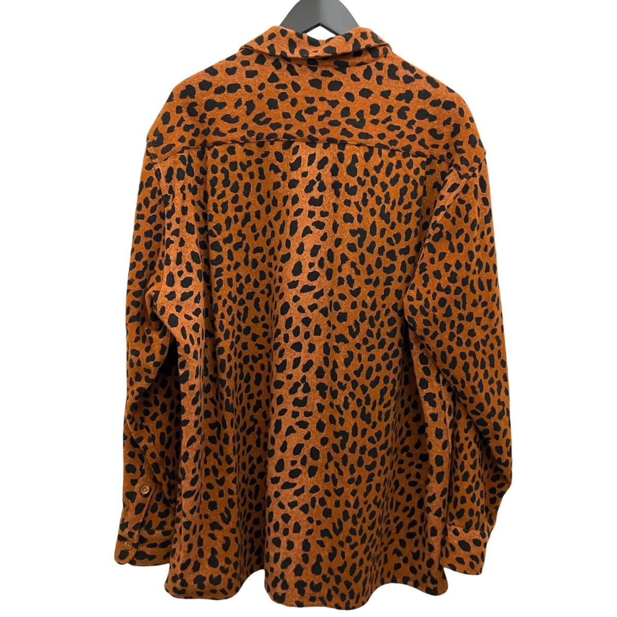 【LEOPARD WOOL OPEN COLLAR SHIRT】レオパードウールオープンカラーシャツ
