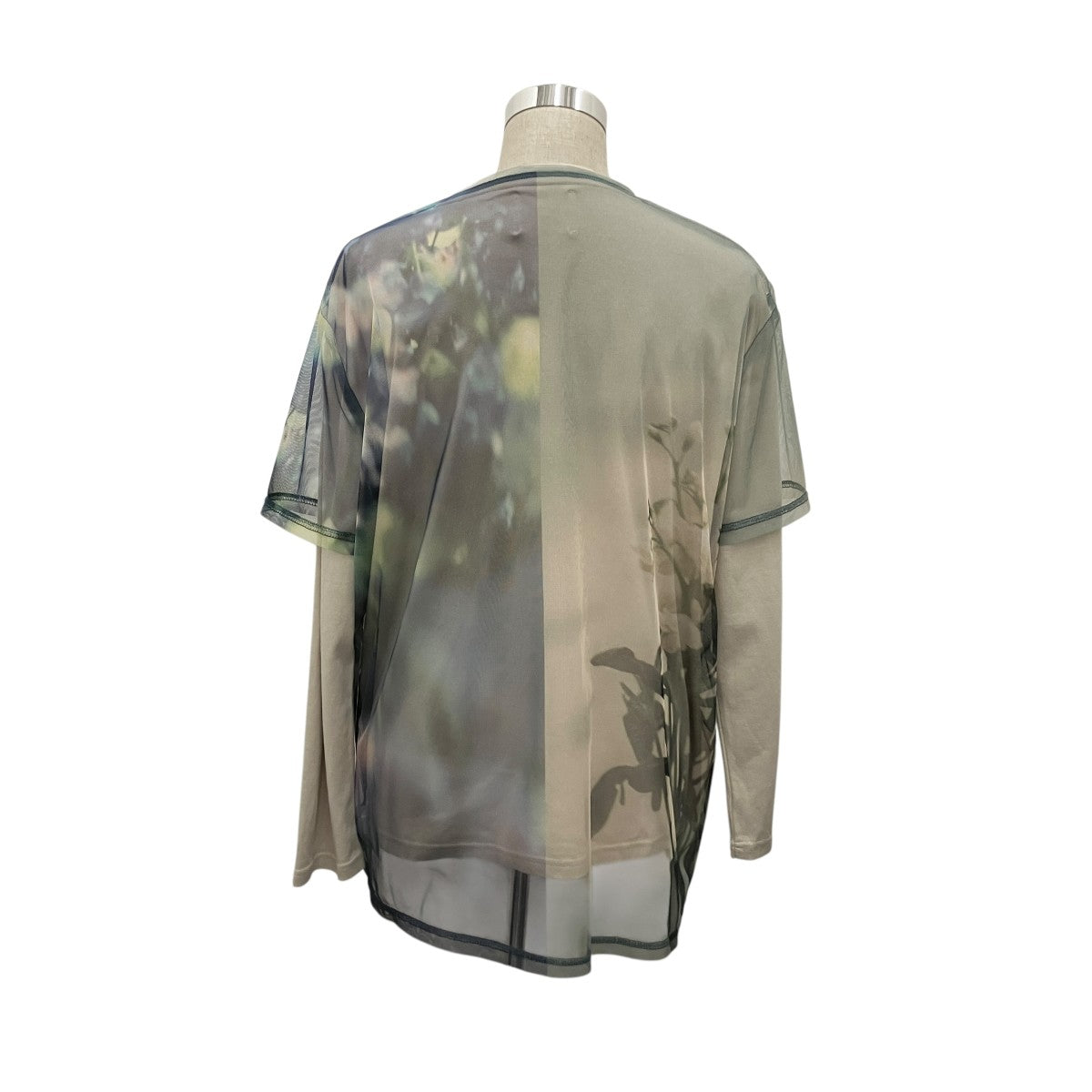 【SPRING EVENING COLLAB LS TEE】チュールカットソー02110320110