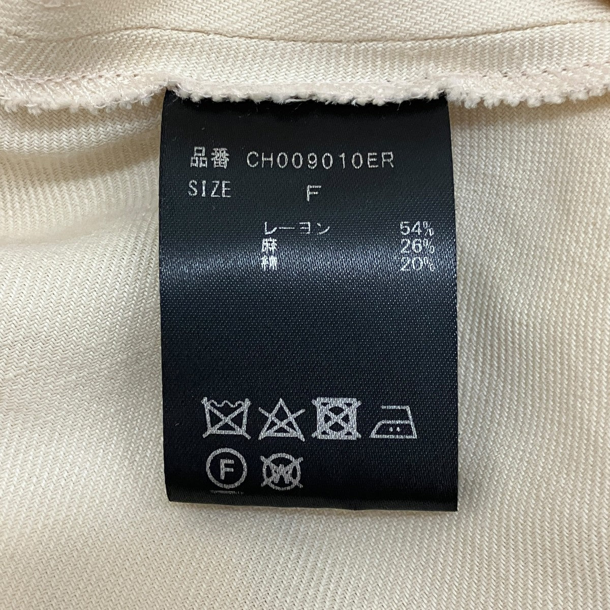 リネン混ノースリーブワンピースCH009010ER