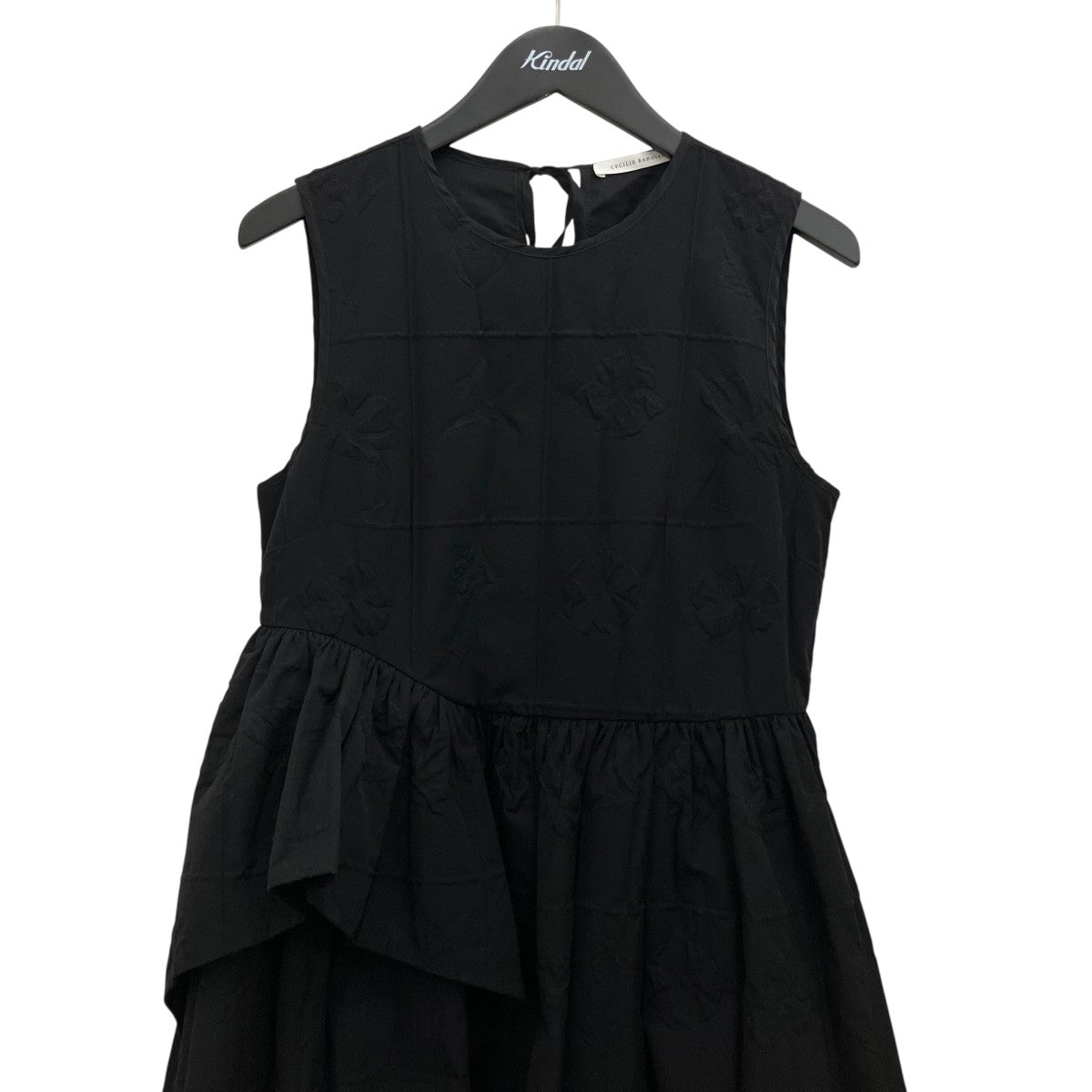 Cecilie Bahnsen フラワージャガードノースリーブワンピース2.22RTW10038 古着・中古-3枚目のアイテム画像