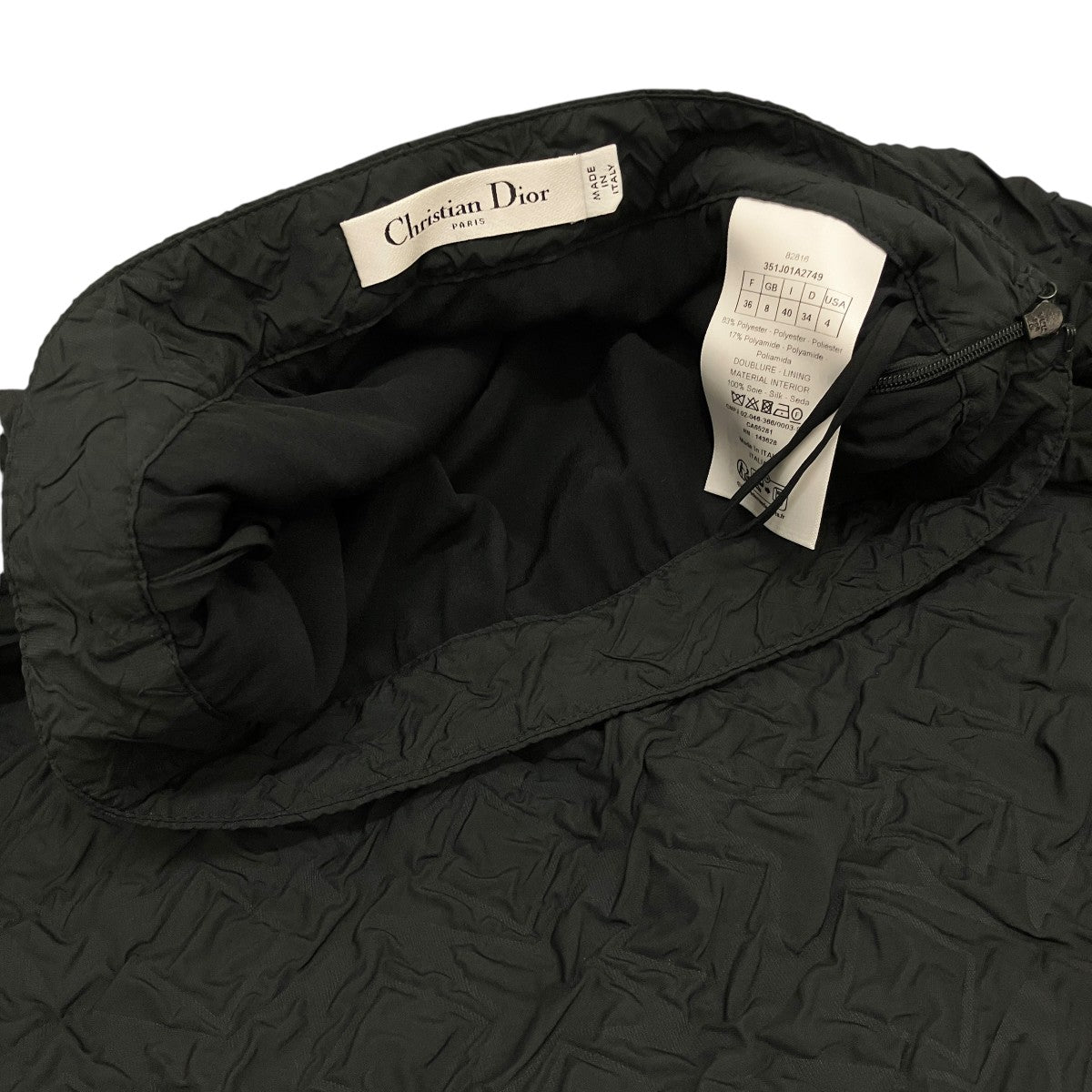 Christian Dior テクニカルジャガード スカート351J01A2749 古着・中古-6枚目のアイテム画像