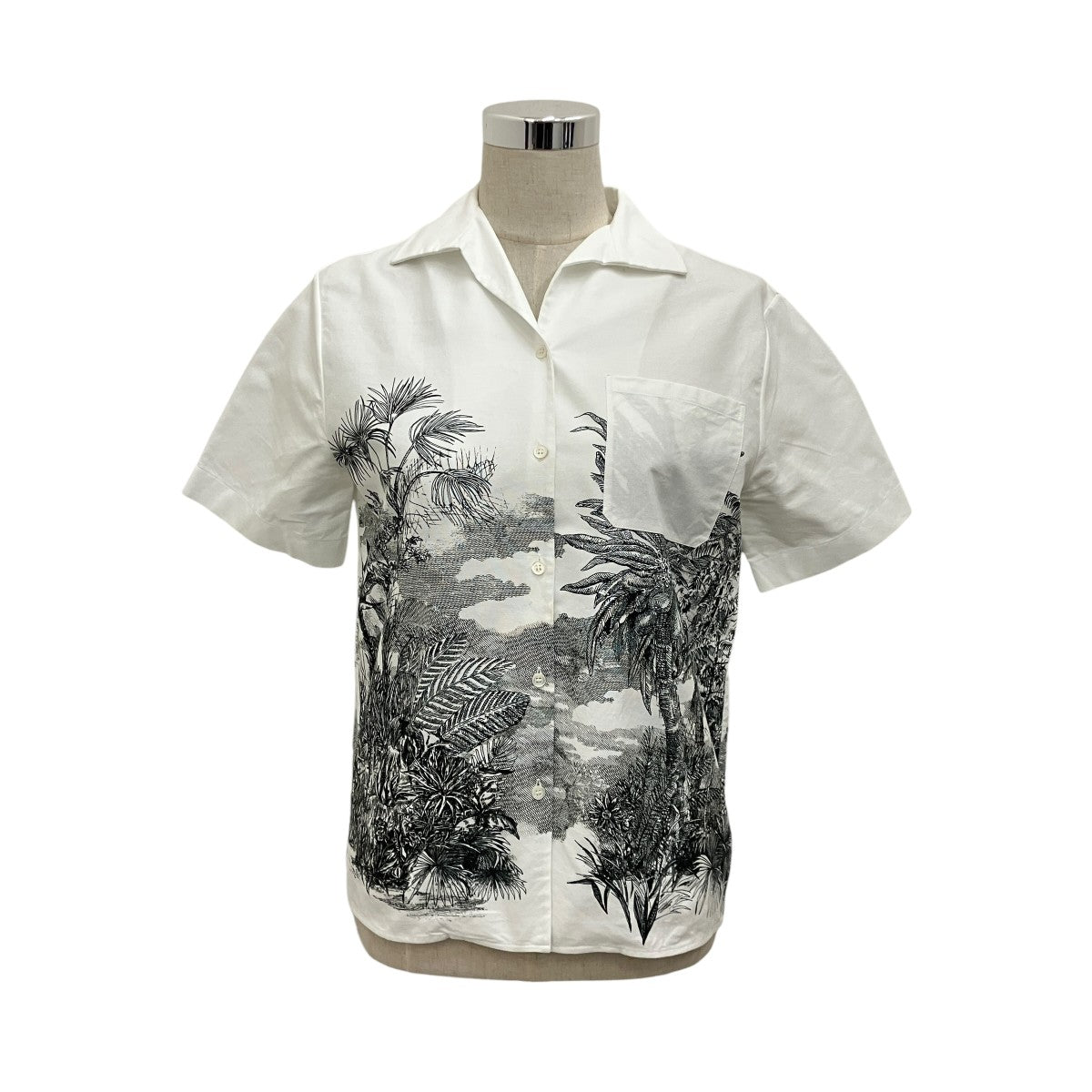 Christian Dior ジャングルプリント半袖シャツ951B32A3954 古着・中古-1枚目のアイテム画像