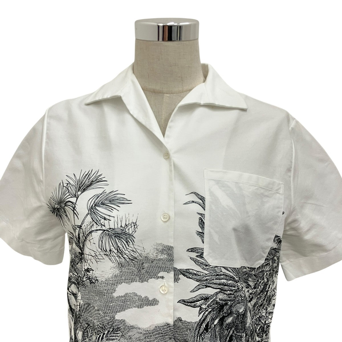 Christian Dior ジャングルプリント半袖シャツ951B32A3954 古着・中古-3枚目のアイテム画像