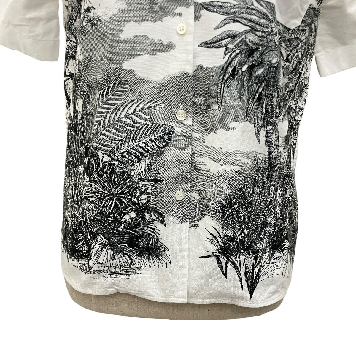 Christian Dior ジャングルプリント半袖シャツ951B32A3954 古着・中古-4枚目のアイテム画像