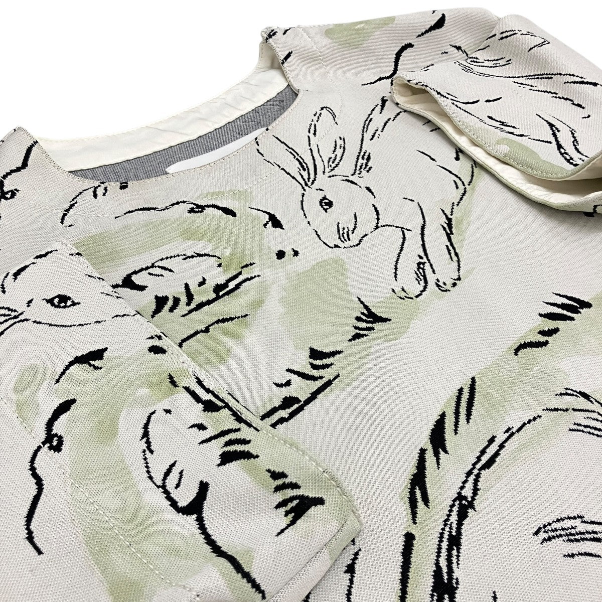 JIL SANDER 23SSうさぎプルオーバーシャツJ53GC0001 古着・中古-5枚目のアイテム画像