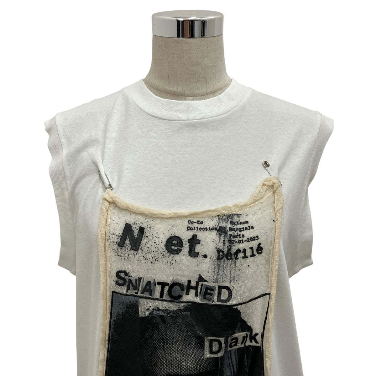 Maison Margiela1 10 24SSインビテーションパッチノースリーブTシャツS51GC0527 古着・中古-3枚目のアイテム画像