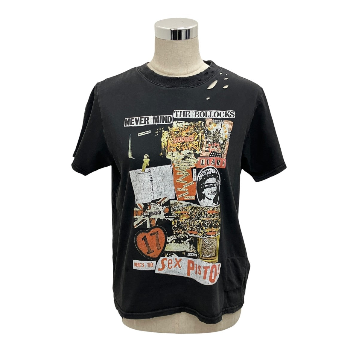 【Sex Pistols DAMAGE TEE】プリントTシャツ0226103610170