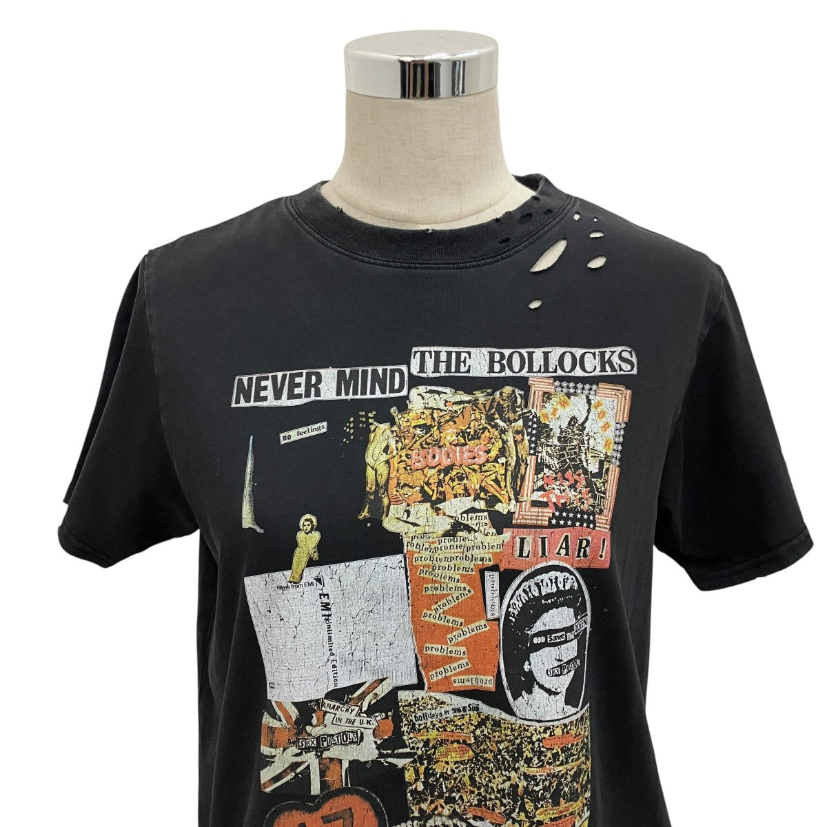 【Sex Pistols DAMAGE TEE】プリントTシャツ0226103610170