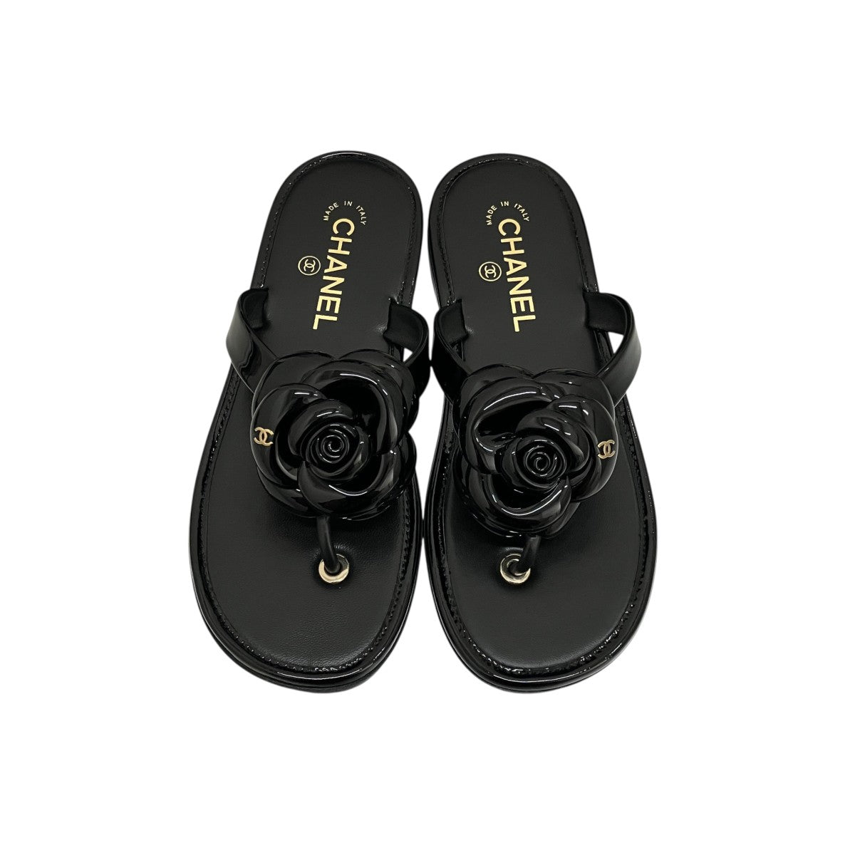 CHANEL カメリアトングサンダル 古着・中古-5枚目のアイテム画像