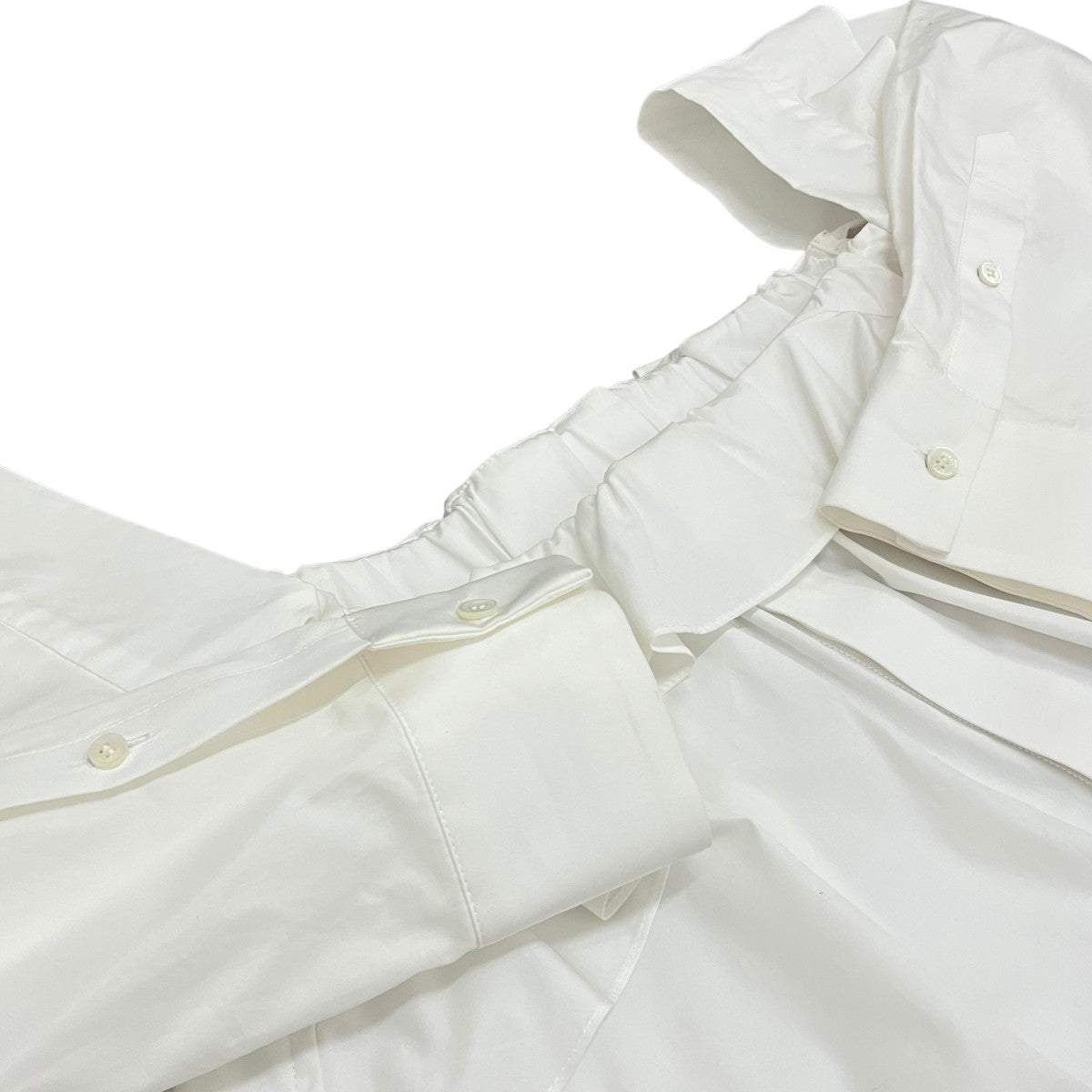 sacai 【THOMAS MASON】オフショルダーブラウス23-06714 古着・中古-5枚目のアイテム画像