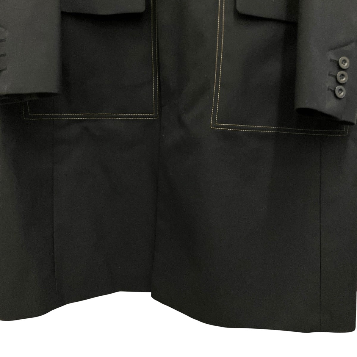 sacai×CARHARTT WIP 24SS【SUITING BONDING COAT】リバーシブル チェスターフィールドコート24-03386M 古着・中古-4枚目のアイテム画像