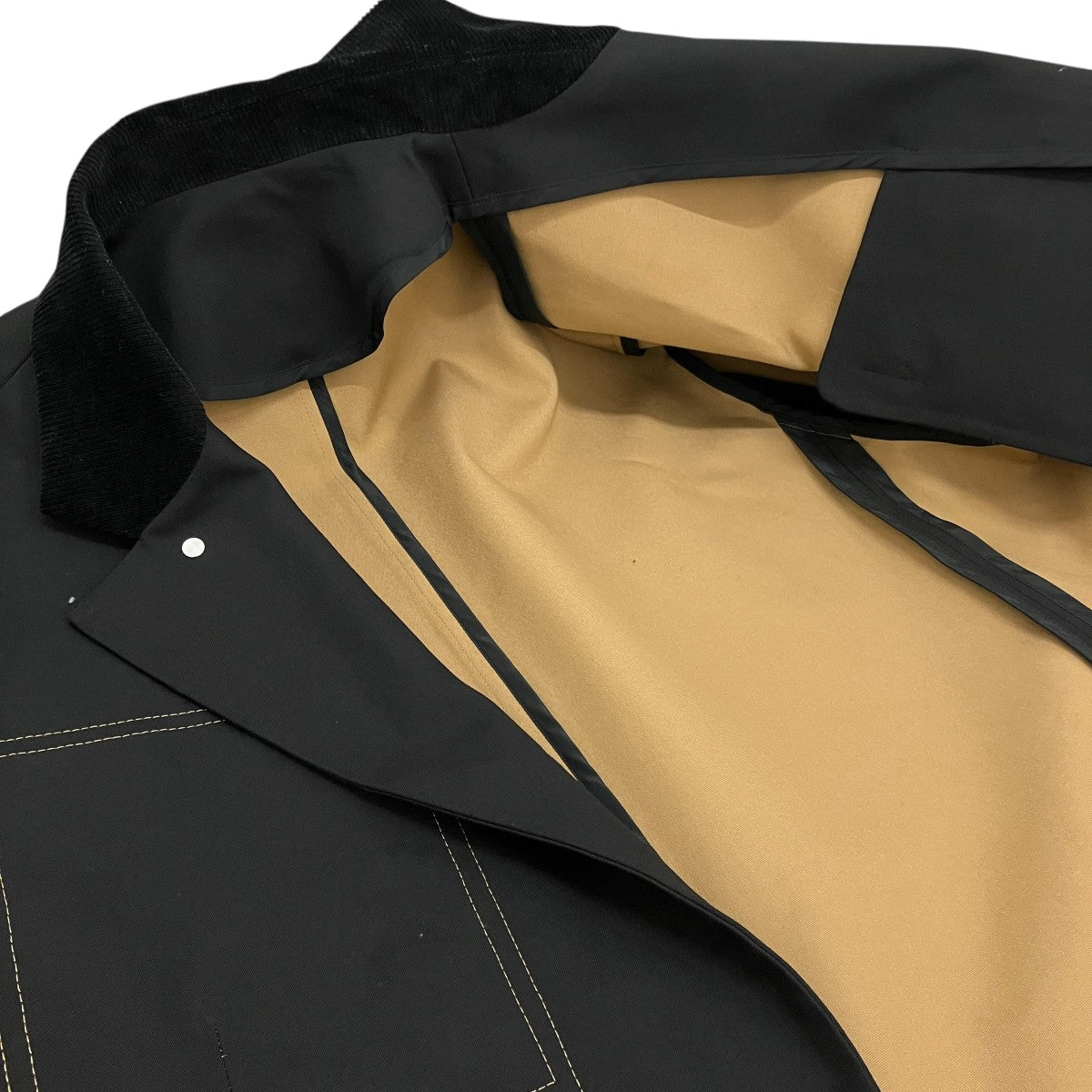 sacai×CARHARTT WIP 24SS【SUITING BONDING COAT】リバーシブル チェスターフィールドコート24-03386M 古着・中古-6枚目のアイテム画像