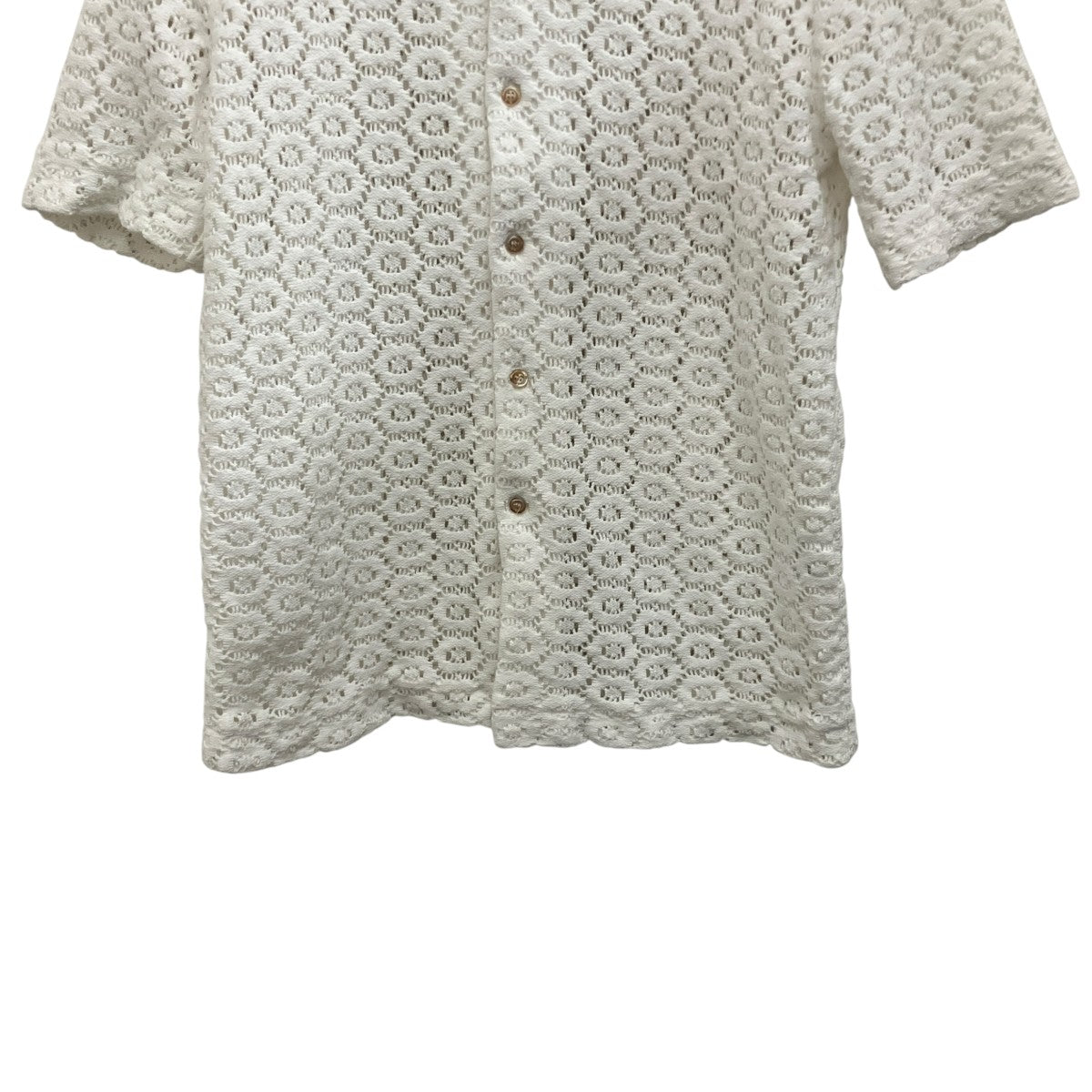Sefr 【NOAM SHIRT】オープンカラー レースシャツ 古着・中古-4枚目のアイテム画像