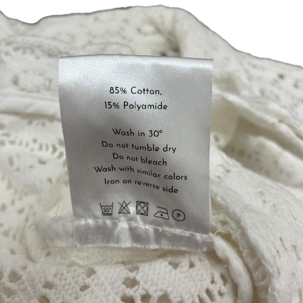 Sefr 【NOAM SHIRT】オープンカラー レースシャツ 古着・中古-7枚目のアイテム画像