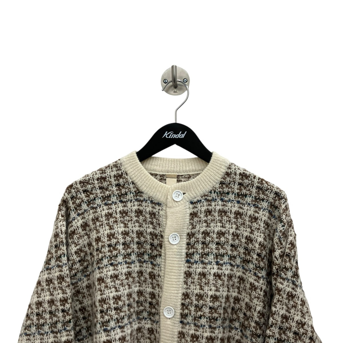 【ASSUMED TWEED SUIT】モヘア混ニットカーディガン2402SK115