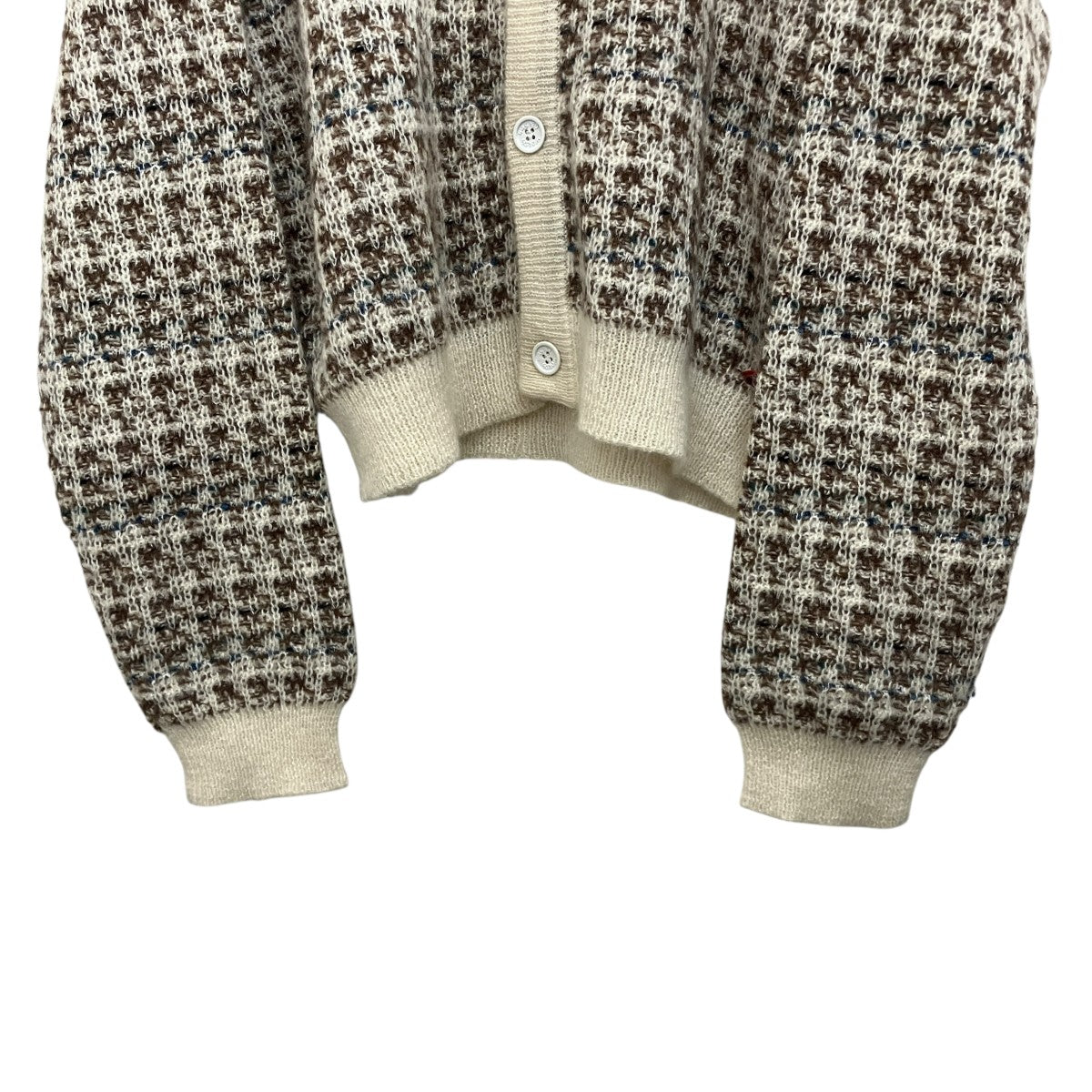 【ASSUMED TWEED SUIT】モヘア混ニットカーディガン2402SK115