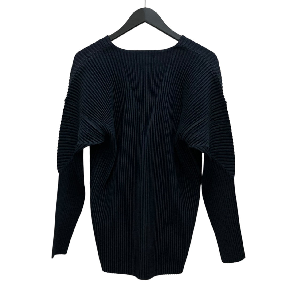 HOMME PLISSE ISSEY MIYAKE BASICS プリーツカーディガンHP55JL541 古着・中古-2枚目のアイテム画像