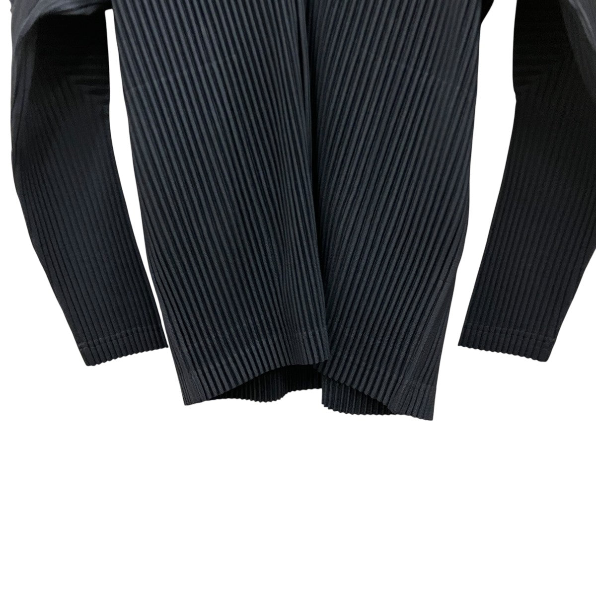 HOMME PLISSE ISSEY MIYAKE BASICS プリーツカーディガンHP55JL541 古着・中古-4枚目のアイテム画像