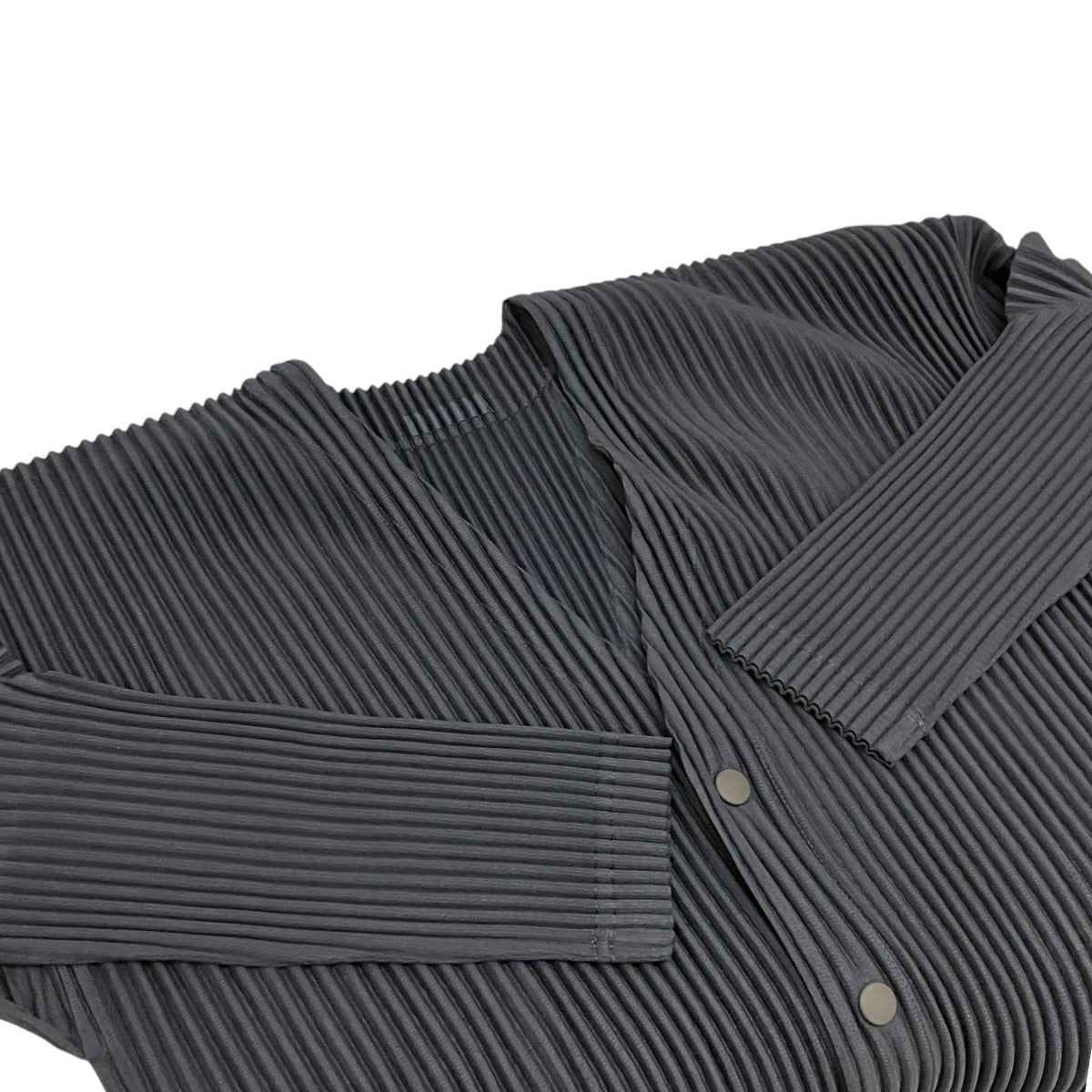 HOMME PLISSE ISSEY MIYAKE BASICS プリーツカーディガンHP55JL541 古着・中古-5枚目のアイテム画像