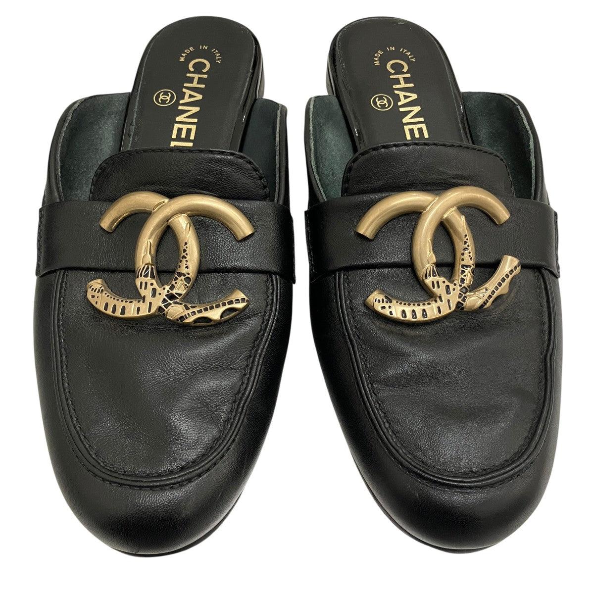 CHANEL ココマーク レザーミュールG36064 古着・中古-2枚目のアイテム画像