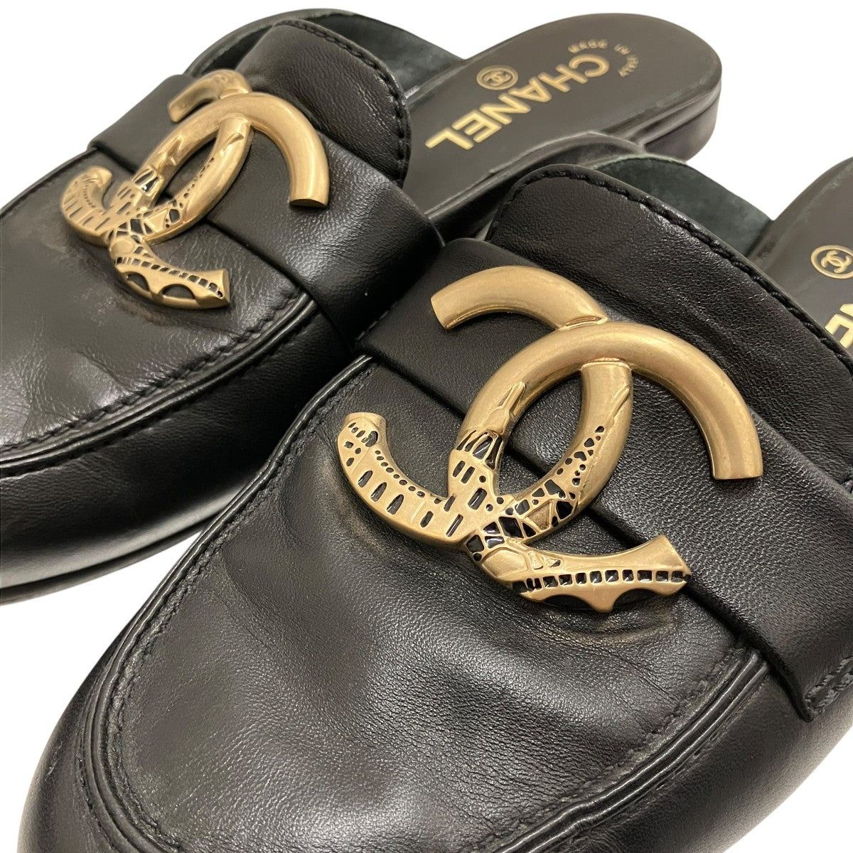 CHANEL ココマーク レザーミュールG36064 古着・中古-6枚目のアイテム画像