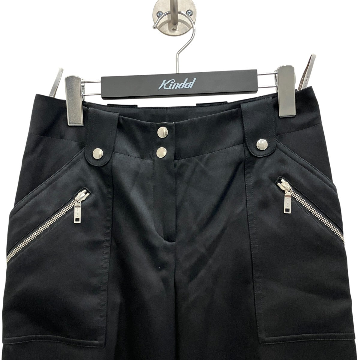 CELINE シルクジップパンツ2 1101/0307 古着・中古-3枚目のアイテム画像
