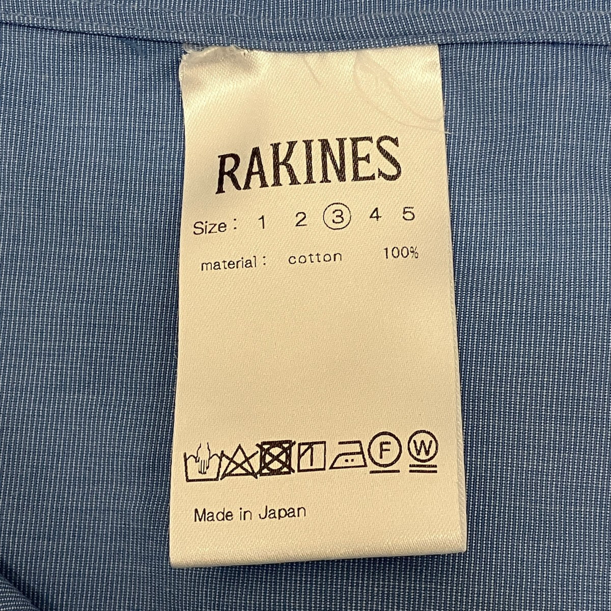 シャンブレーシャツ08S22AF136S
