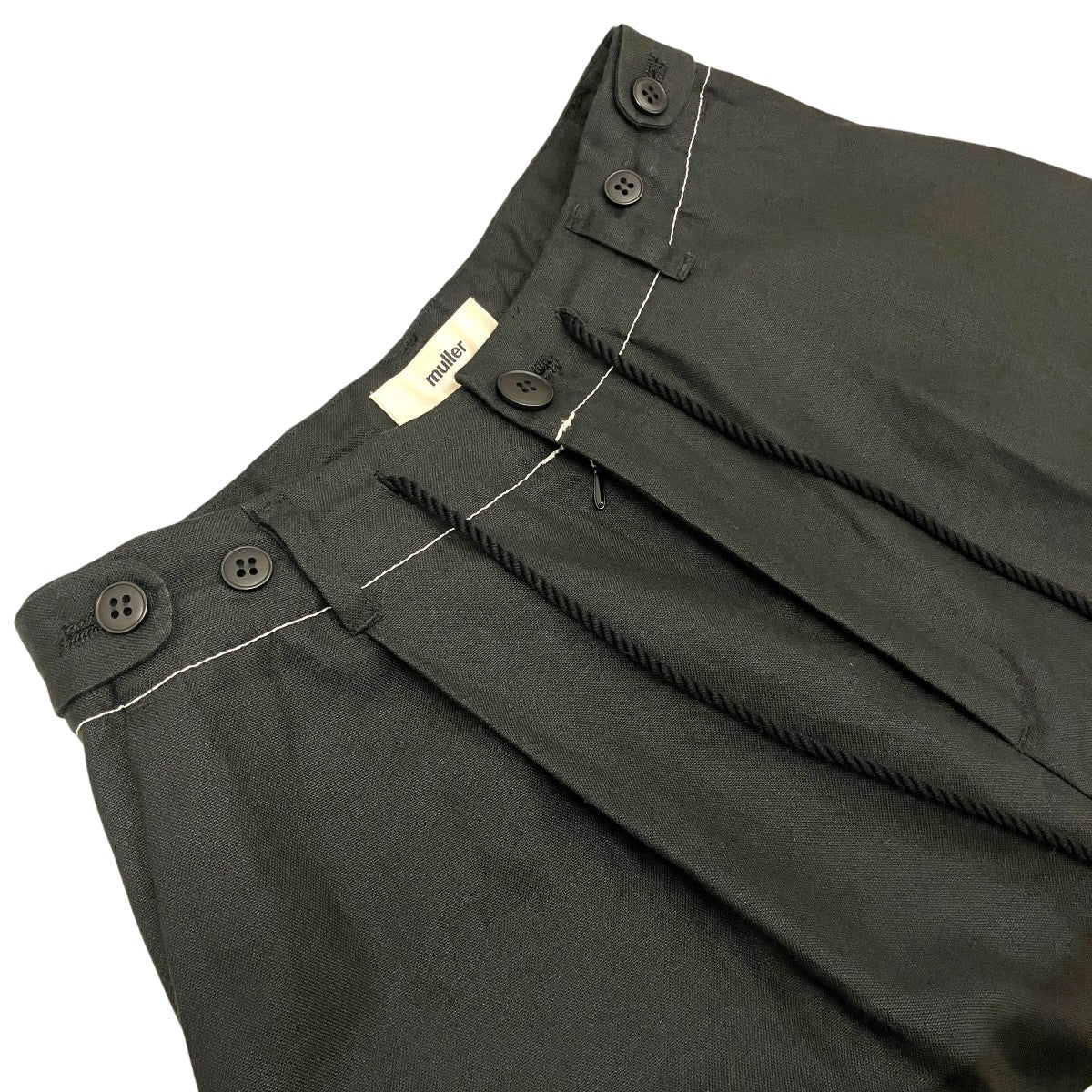 【TUCK STITCHED PANTS】リネンタックステッチパンツMLS26413
